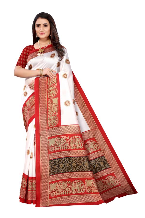 Art Silk Saree 3 Designer Festive Wear Saree